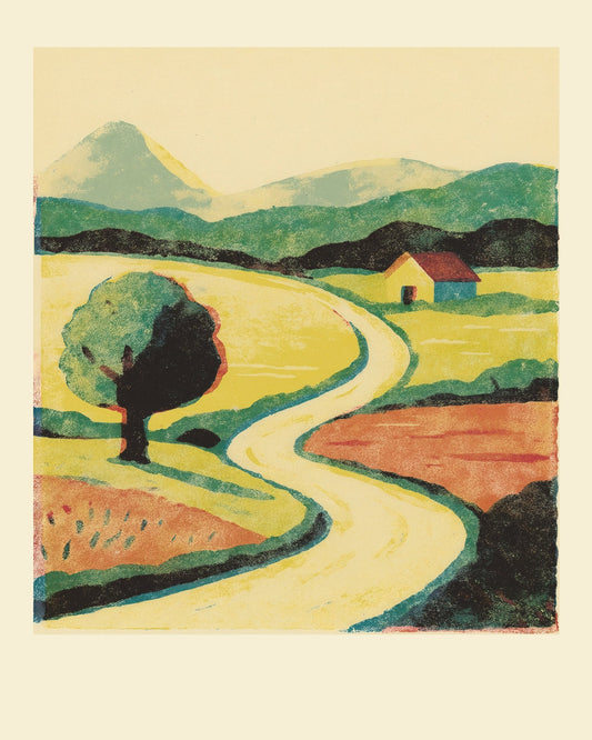 Winding Country Path