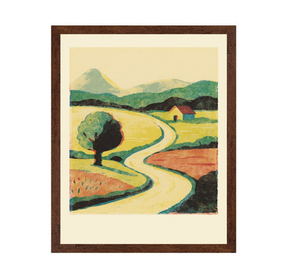 Winding Country Path
