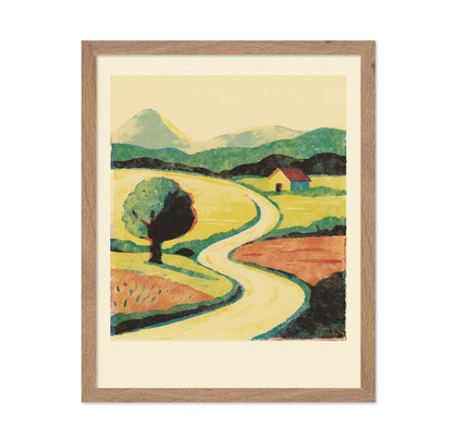 Winding Country Path