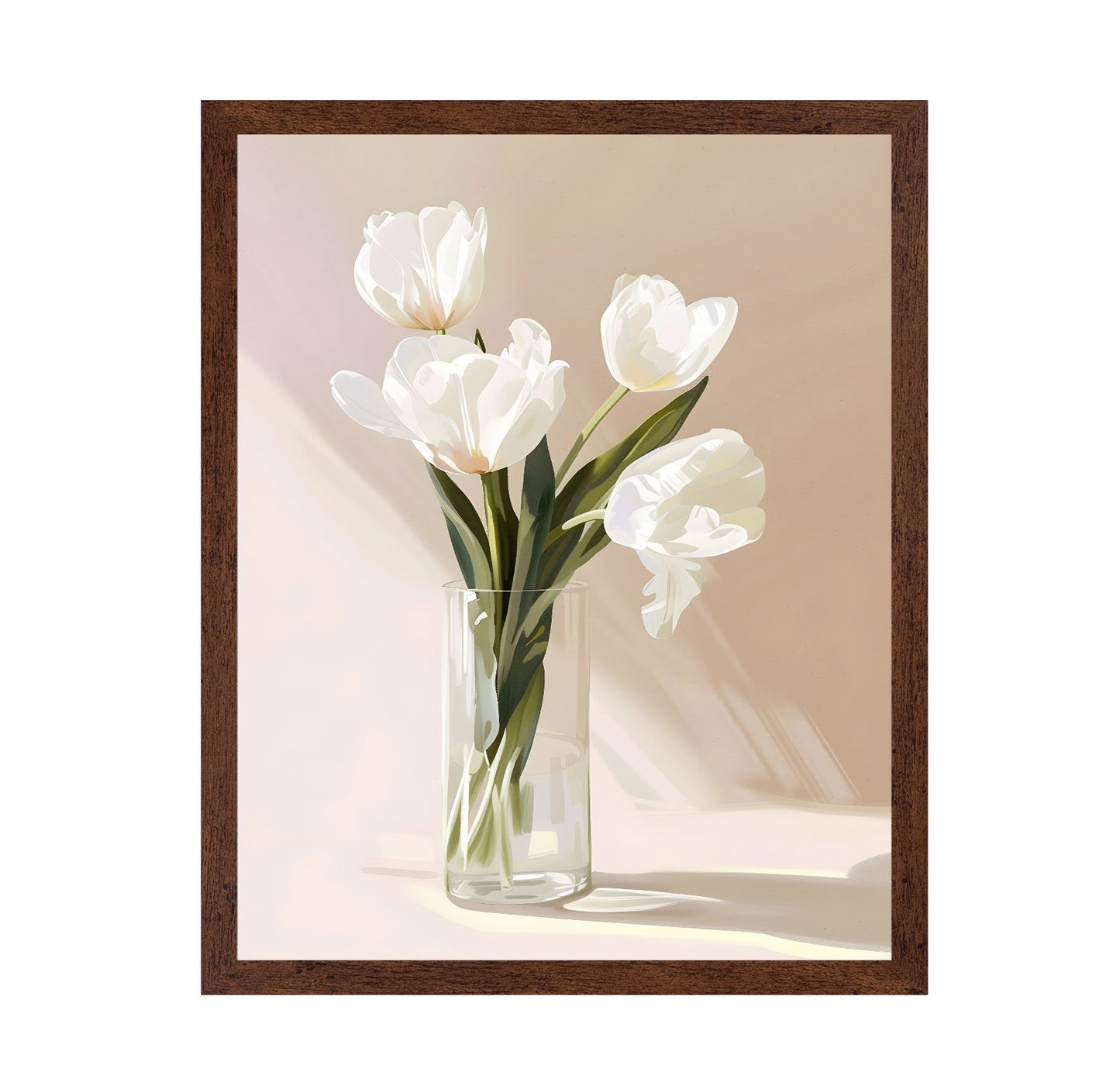 White Tulip Still Life