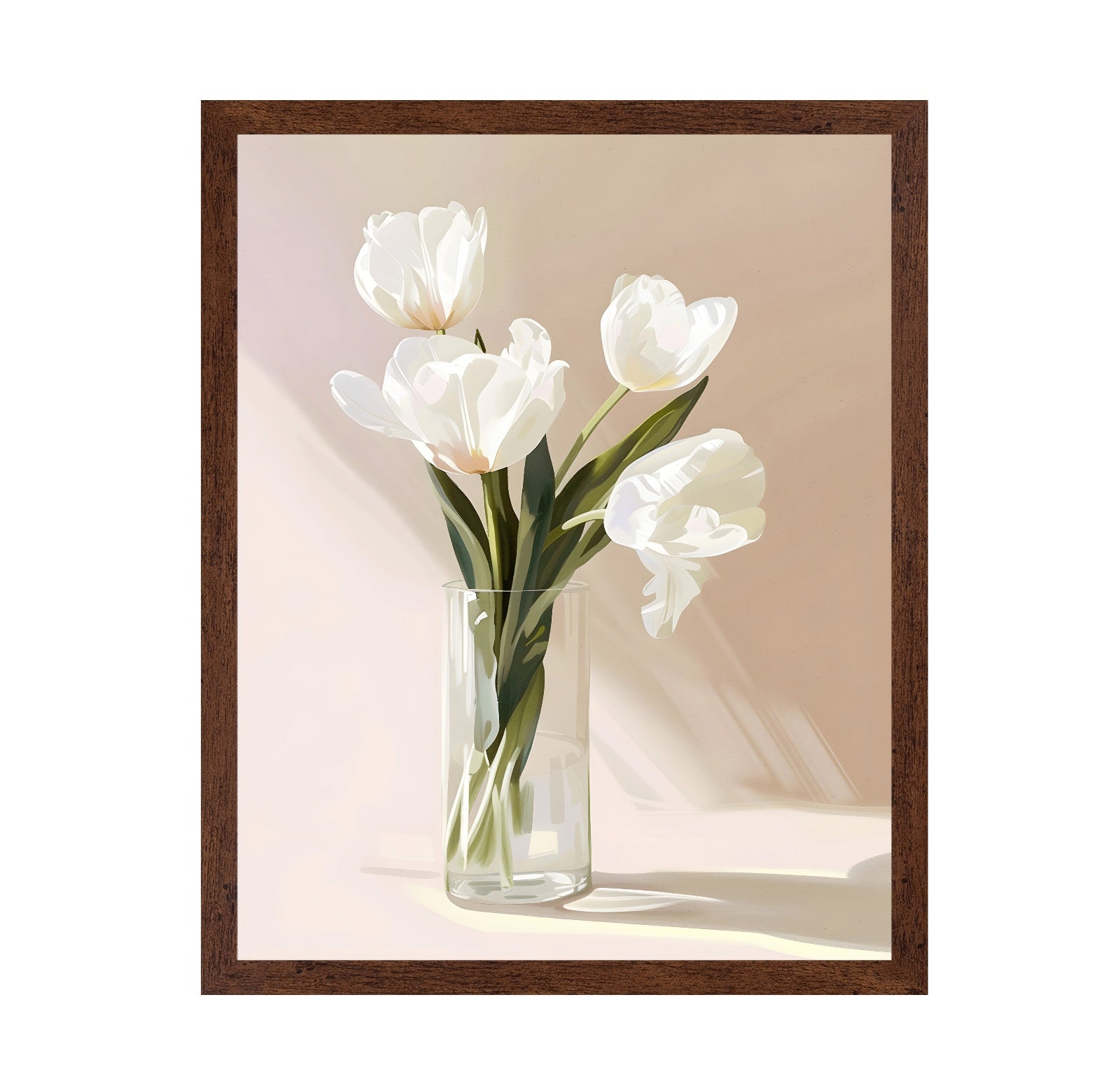 White Tulip Still Life
