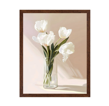 White Tulip Still Life