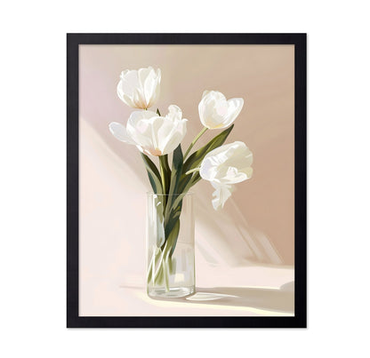 White Tulip Still Life