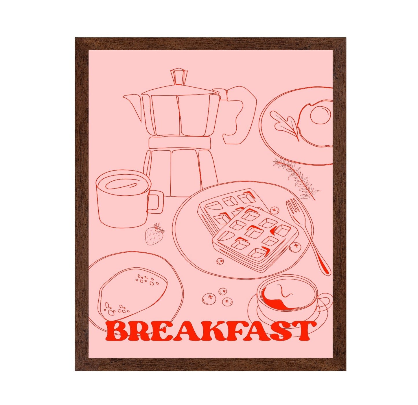 Breakfast Line Art No2