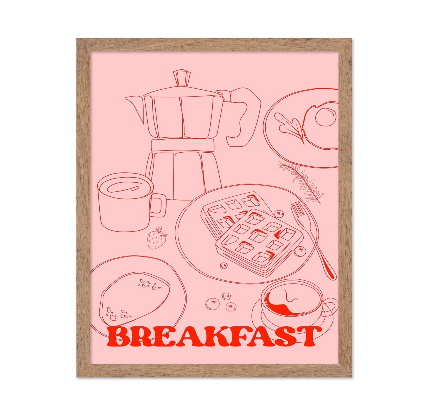 Breakfast Line Art No2