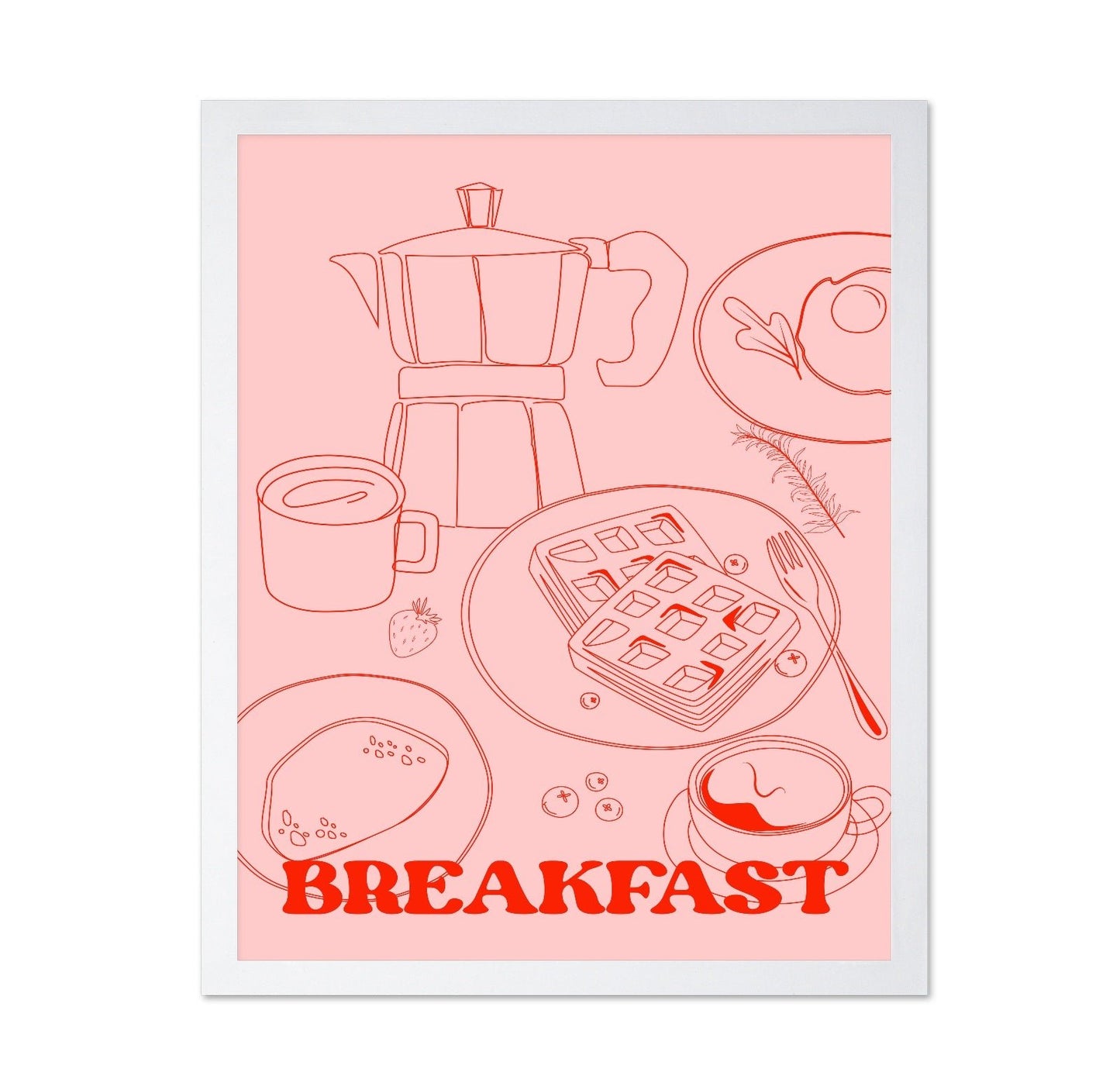 Breakfast Line Art No2