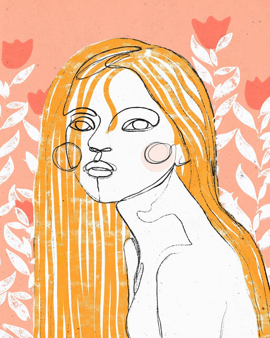 Golden Hair Portrait No2