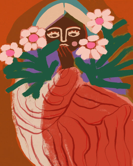 Floral Portrait Muse No2