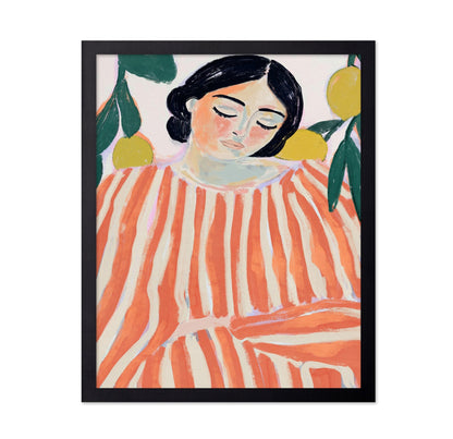 Striped Citrus Portrait