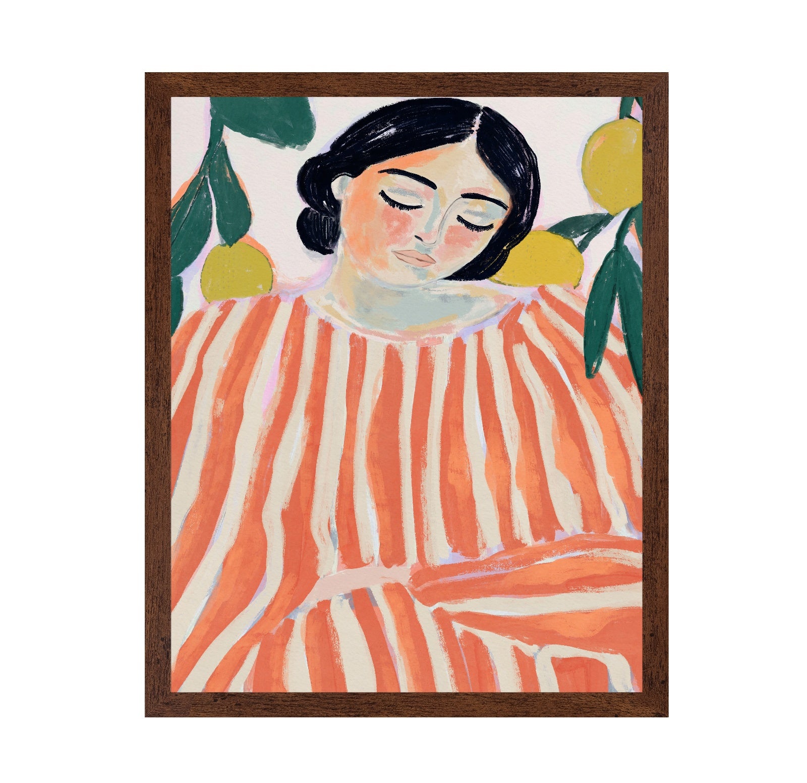 Striped Citrus Portrait