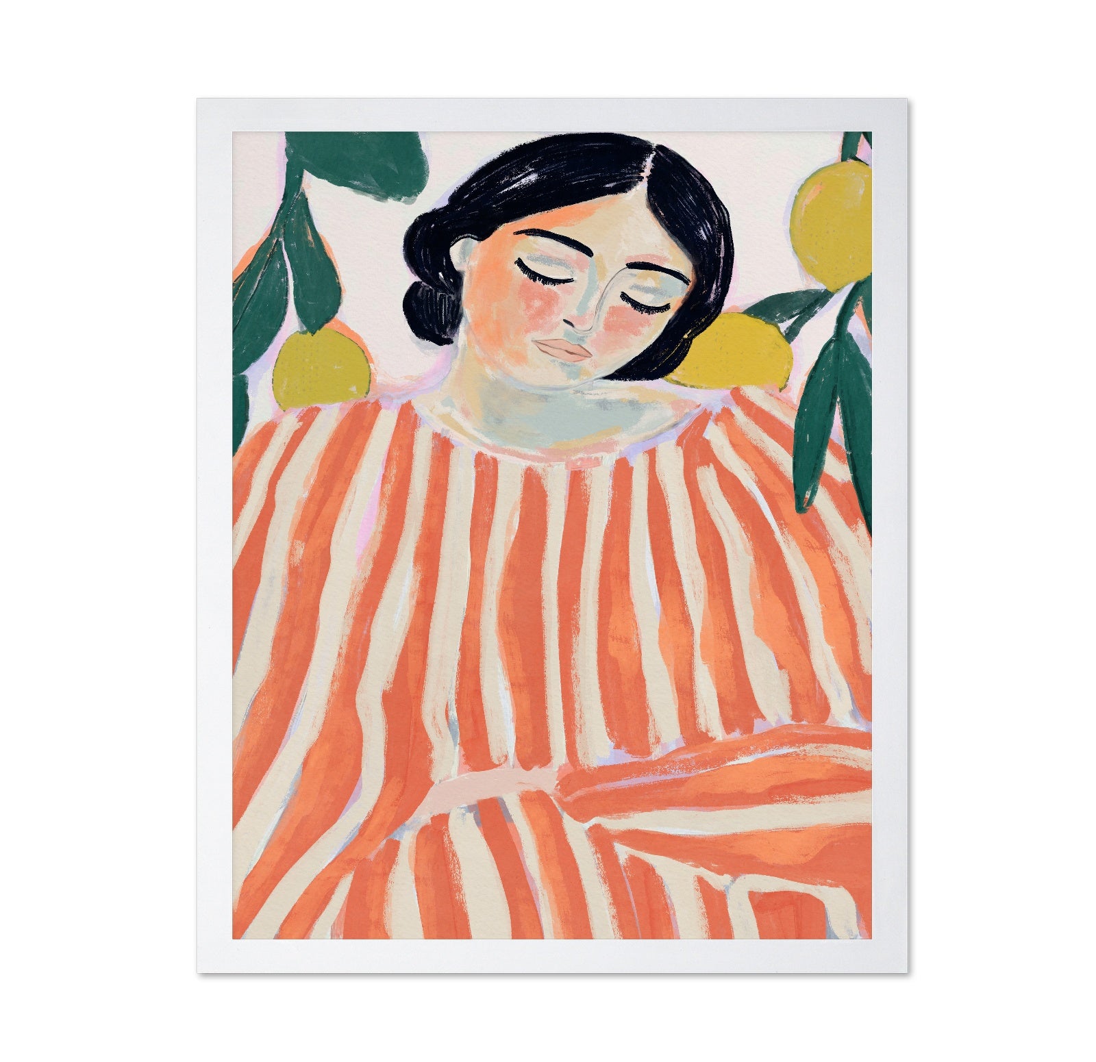 Striped Citrus Portrait