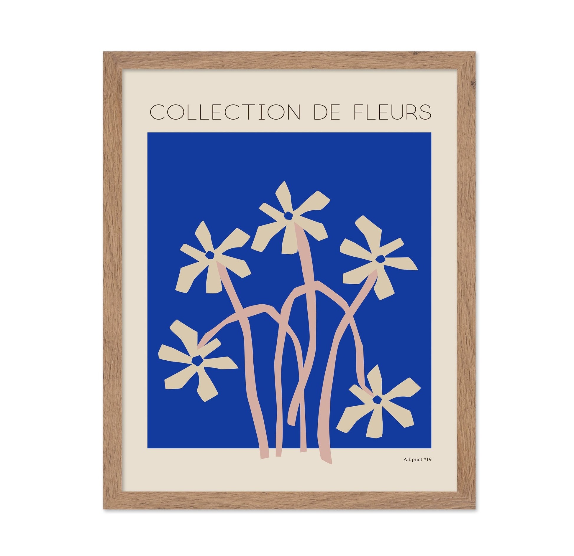 Blue Floral Minimal
