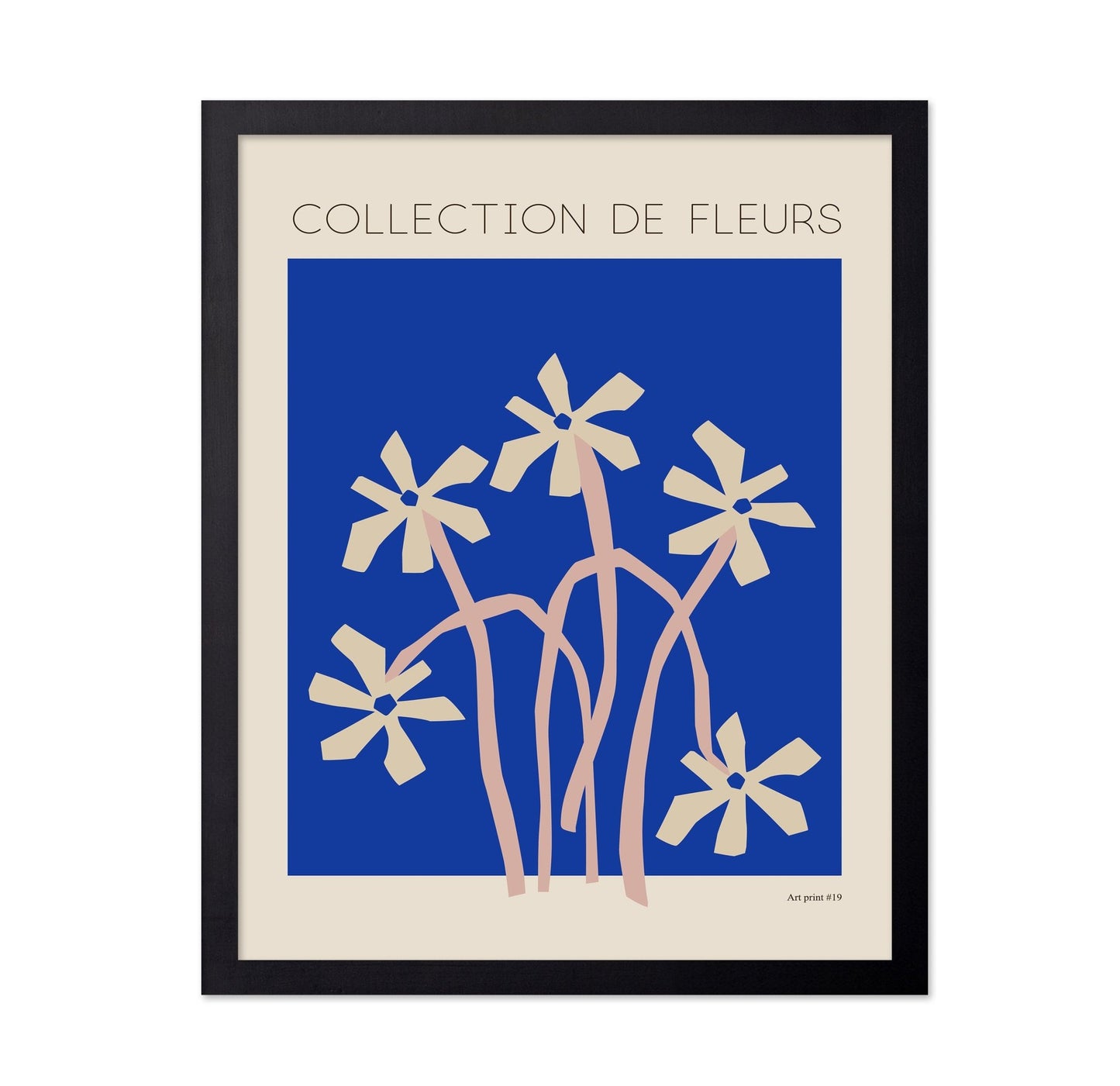 Blue Floral Minimal