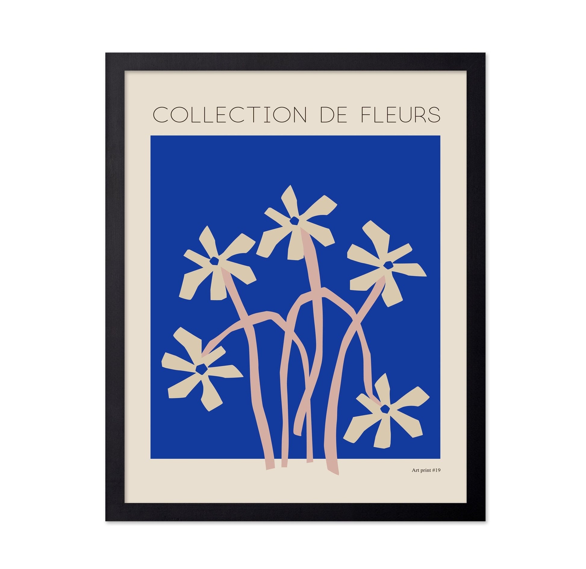 Blue Floral Minimal