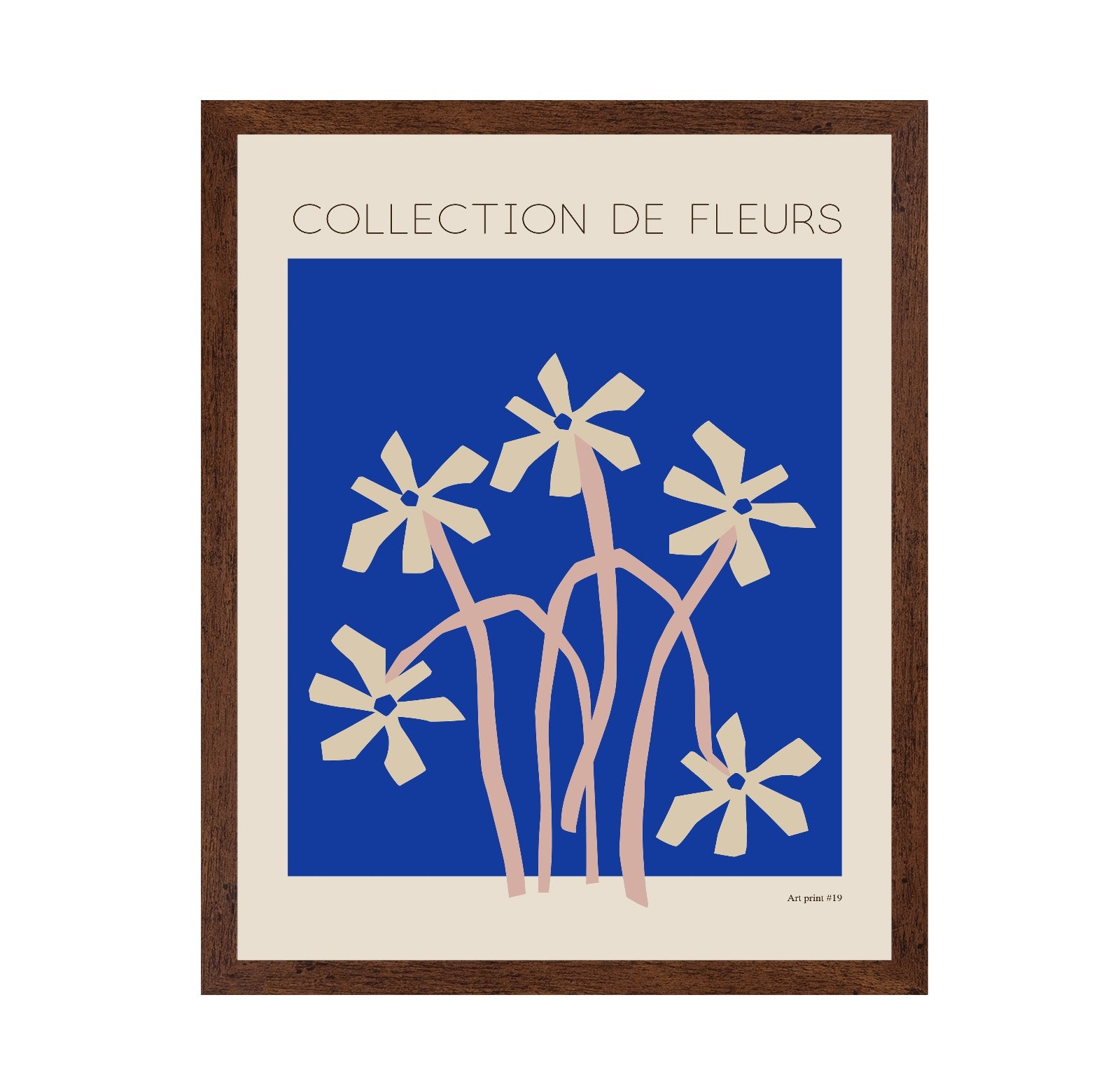 Blue Floral Minimal
