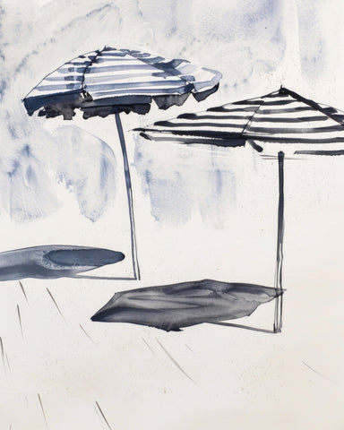 Coastal Umbrella Sketch