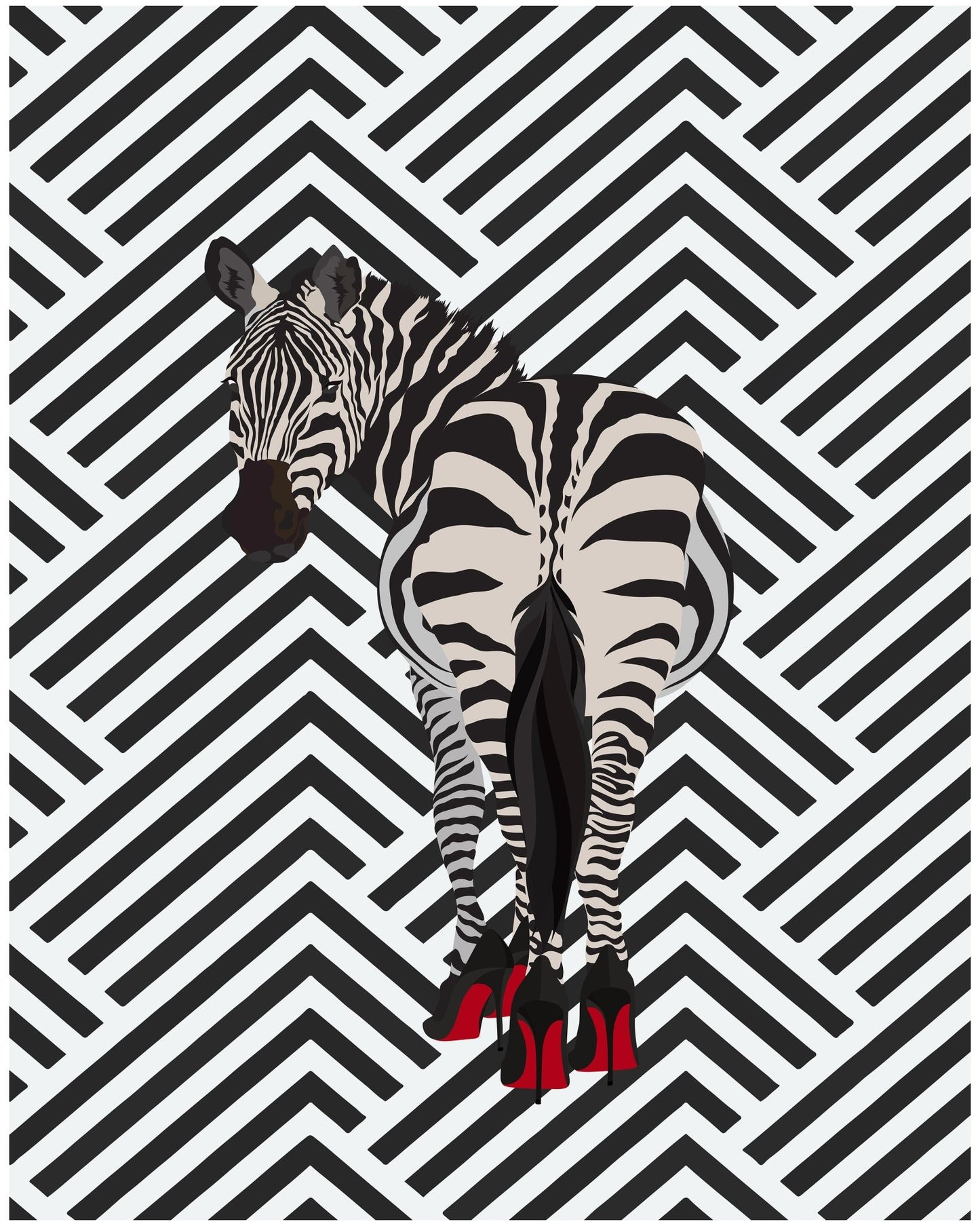 Zebra In Heels