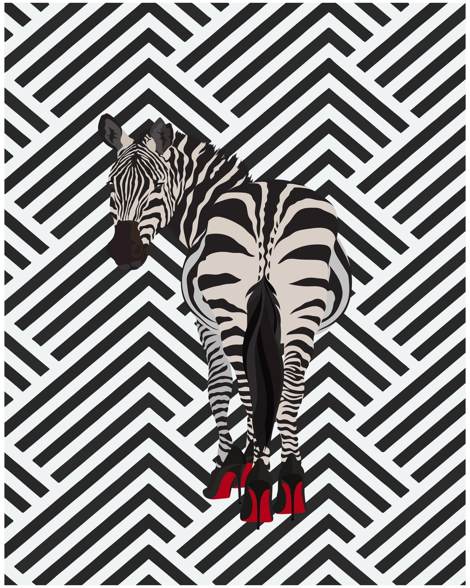 Zebra In Heels