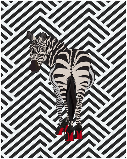 Zebra In Heels