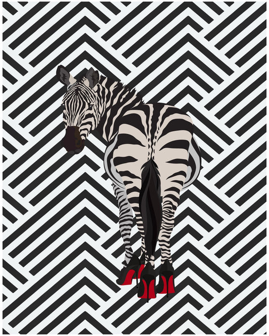 Zebra In Heels