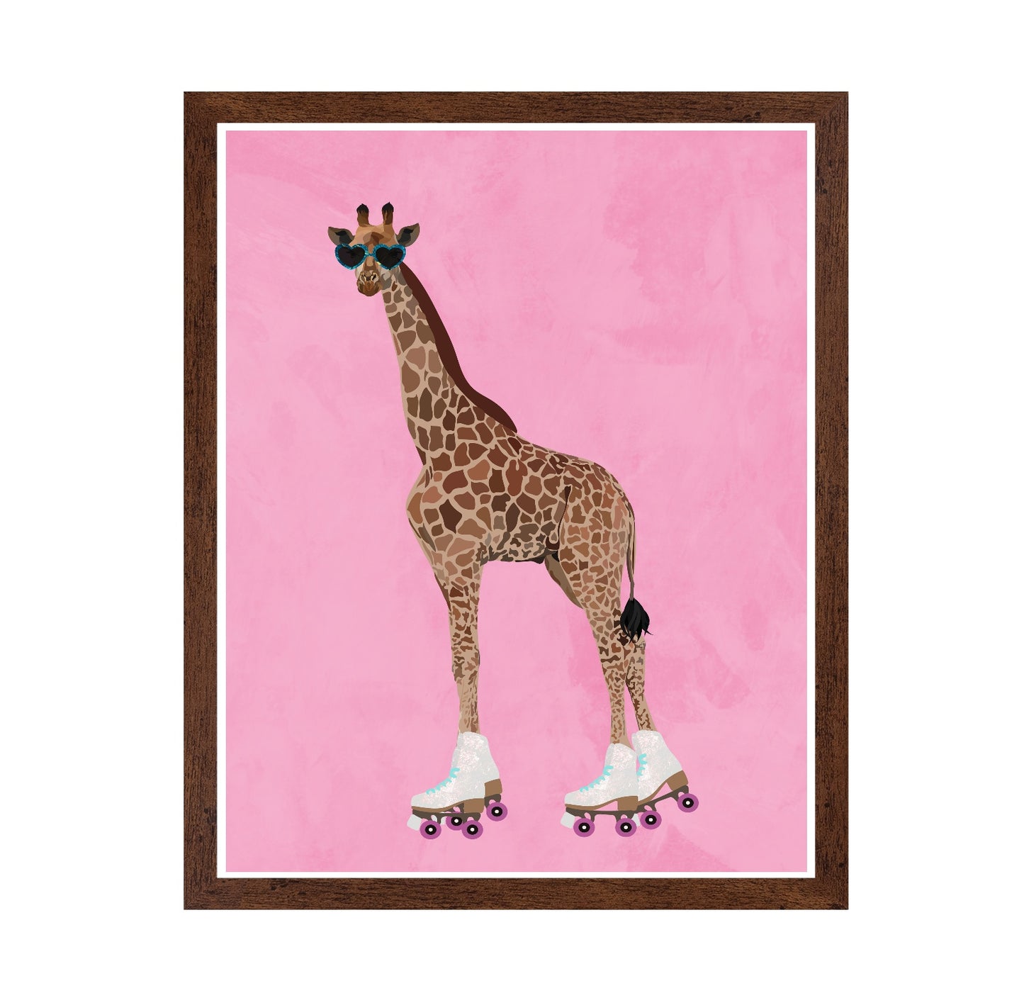 Giraffe On Skates