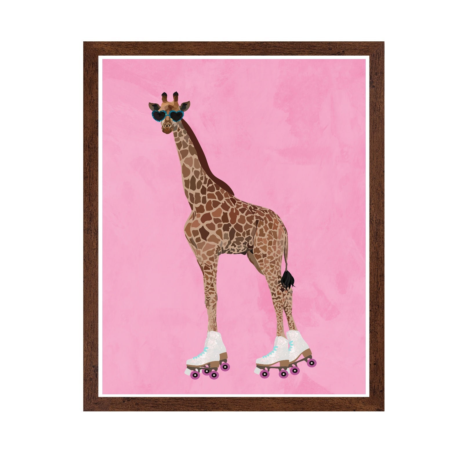 Giraffe On Skates