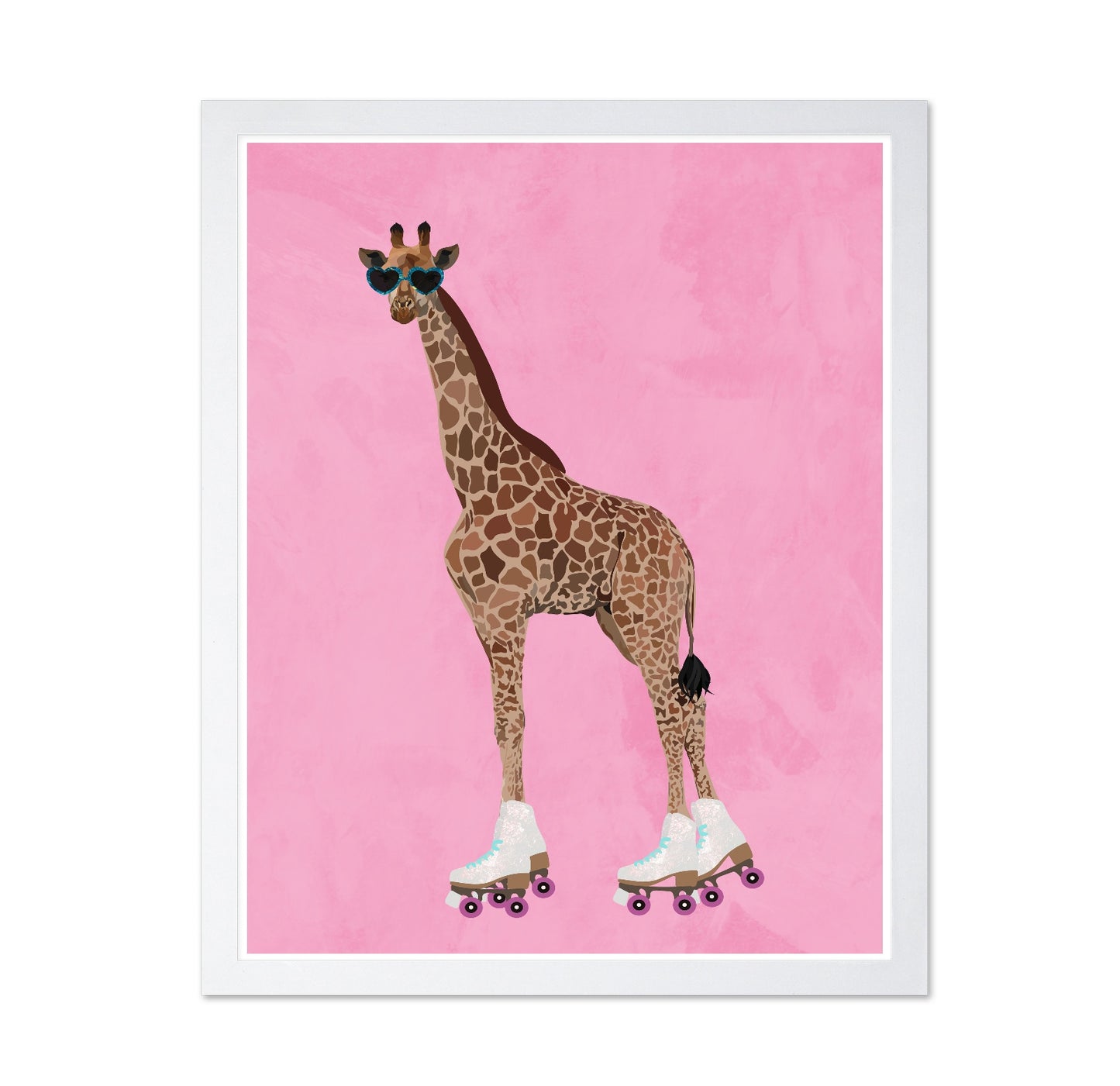 Giraffe On Skates