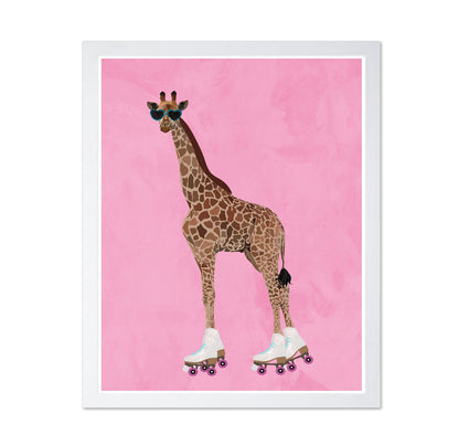 Giraffe On Skates