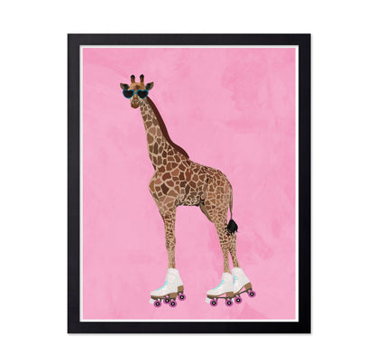 Giraffe On Skates