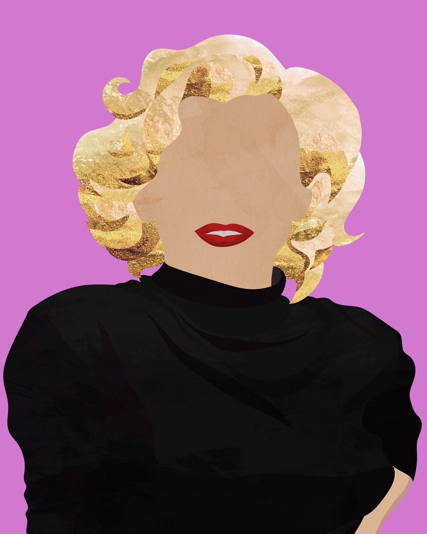 Golden Icon Portrait