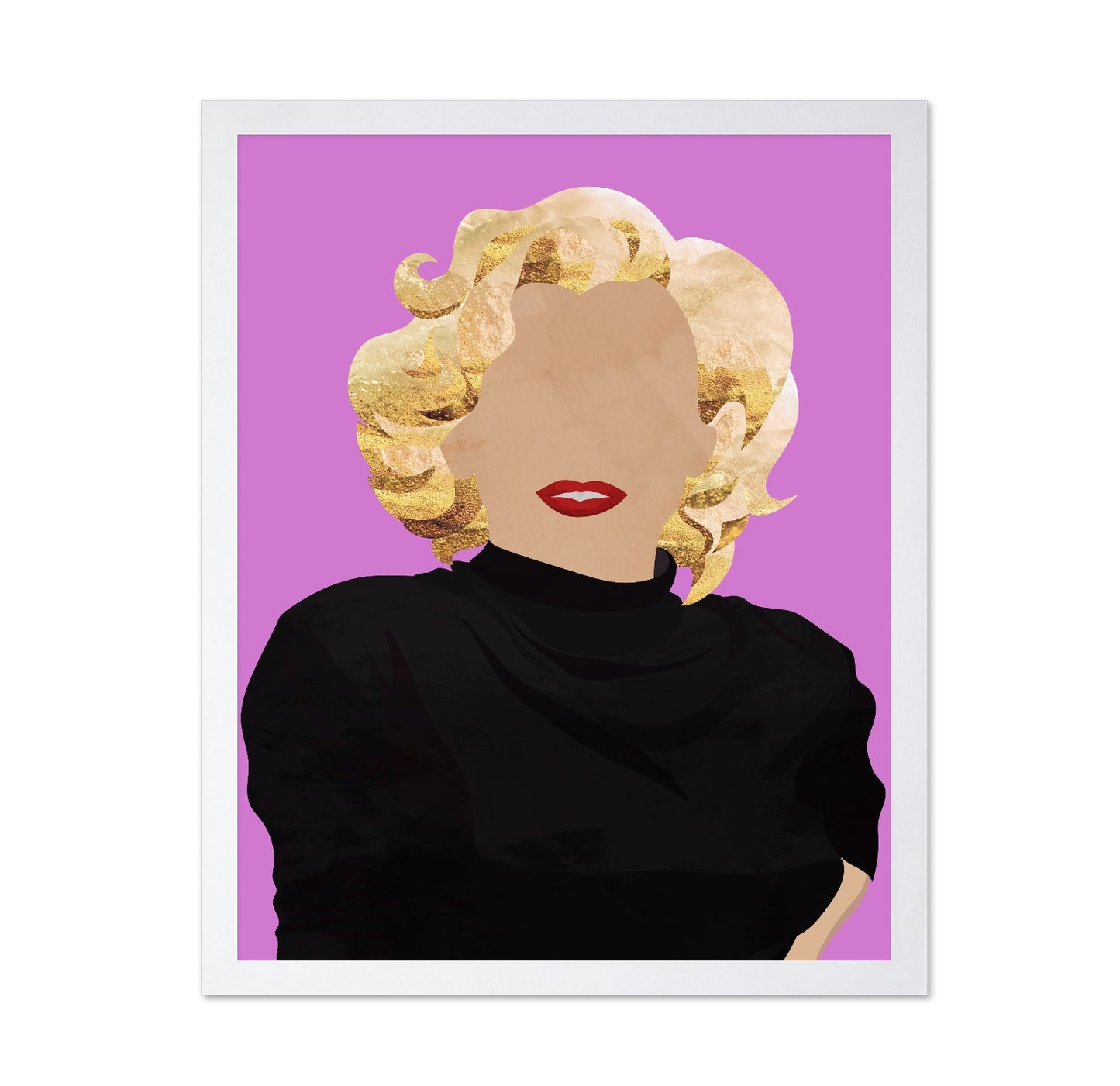 Golden Icon Portrait