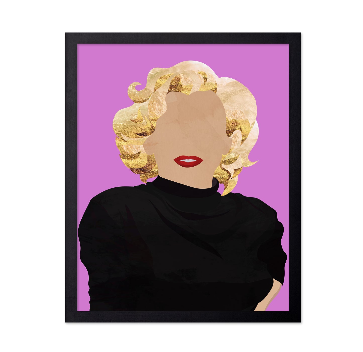 Golden Icon Portrait