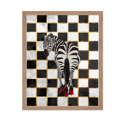Zebra Gold Grid
