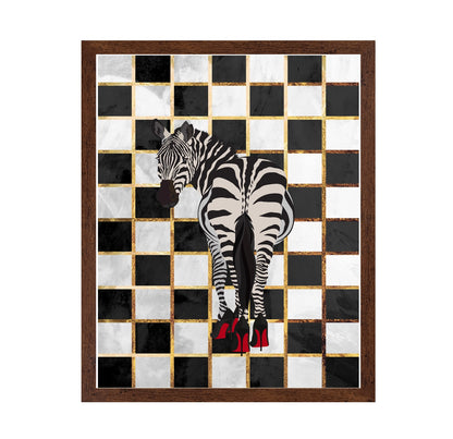 Zebra Gold Grid