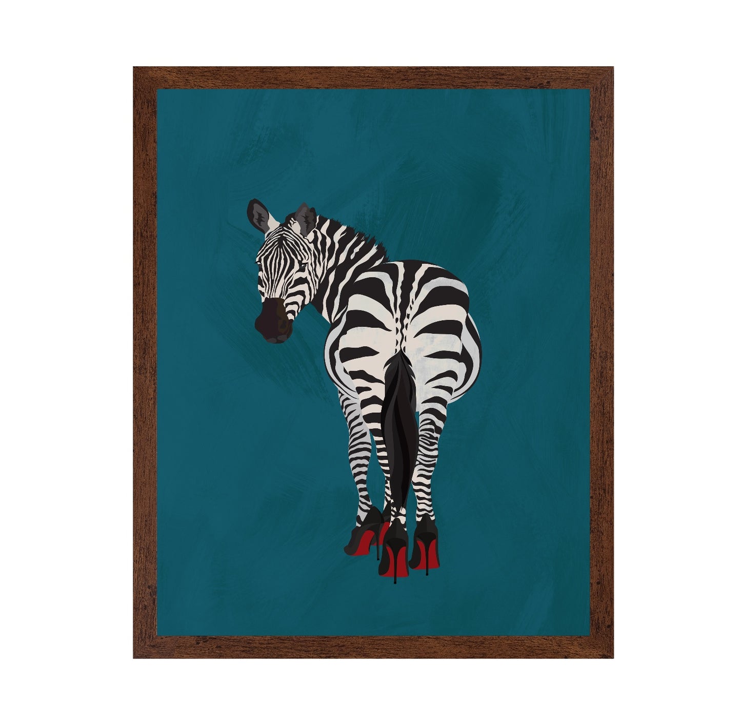 Zebra Red Heels