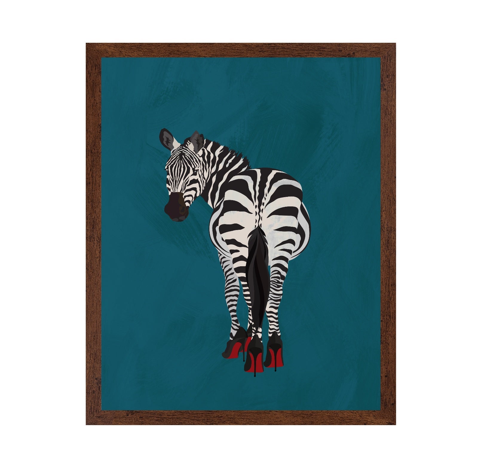 Zebra Red Heels
