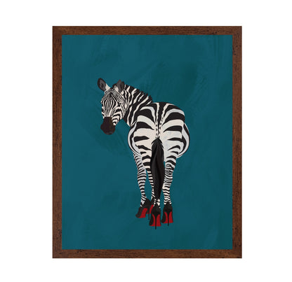 Zebra Red Heels