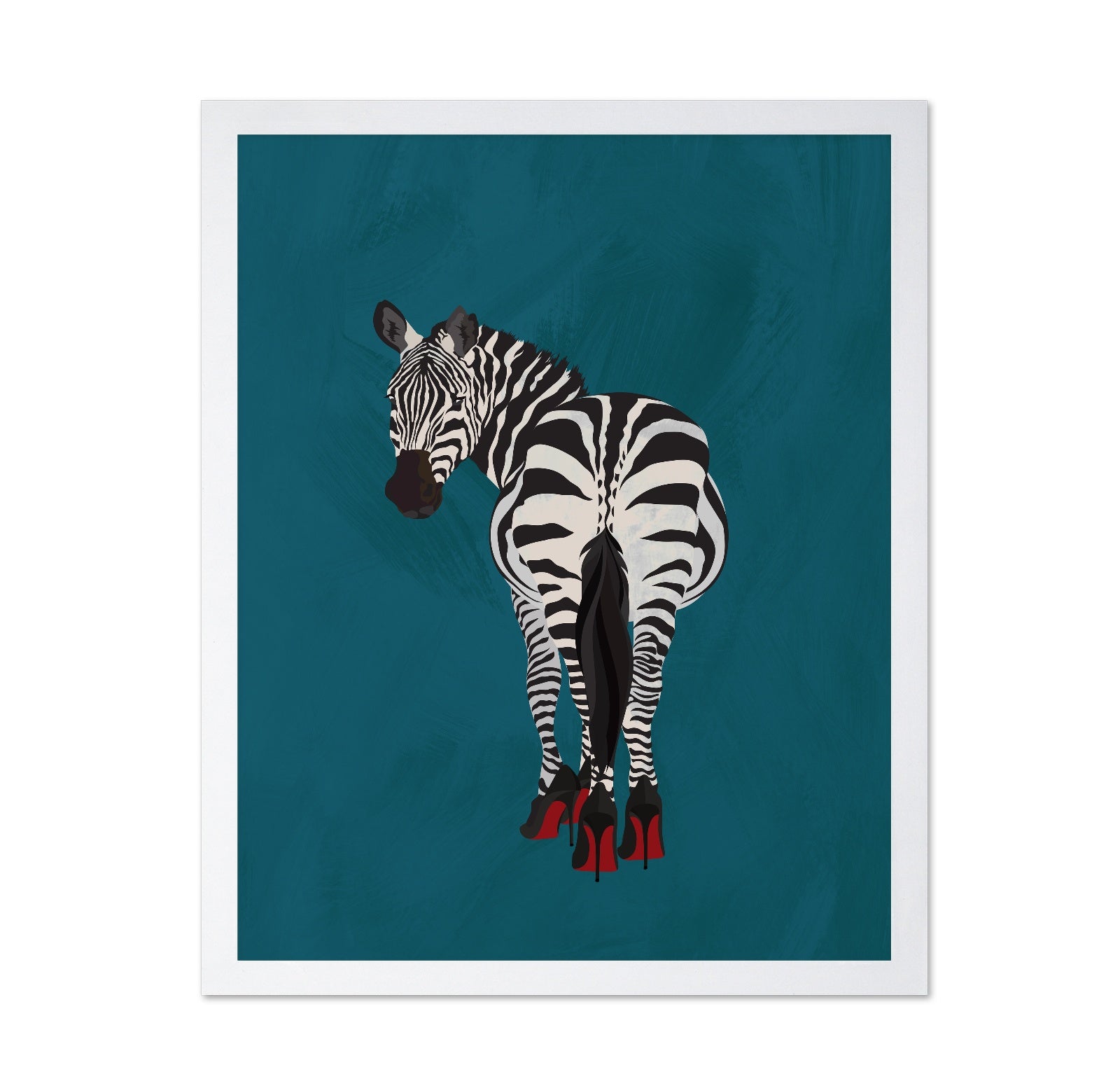 Zebra Red Heels