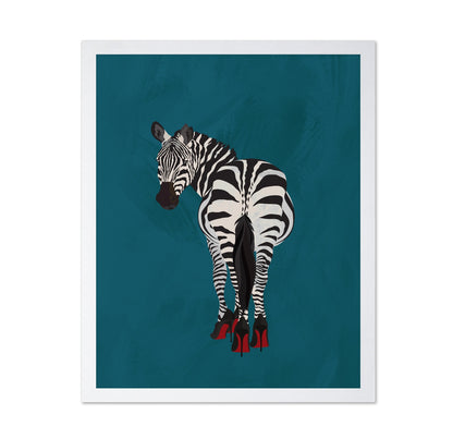 Zebra Red Heels