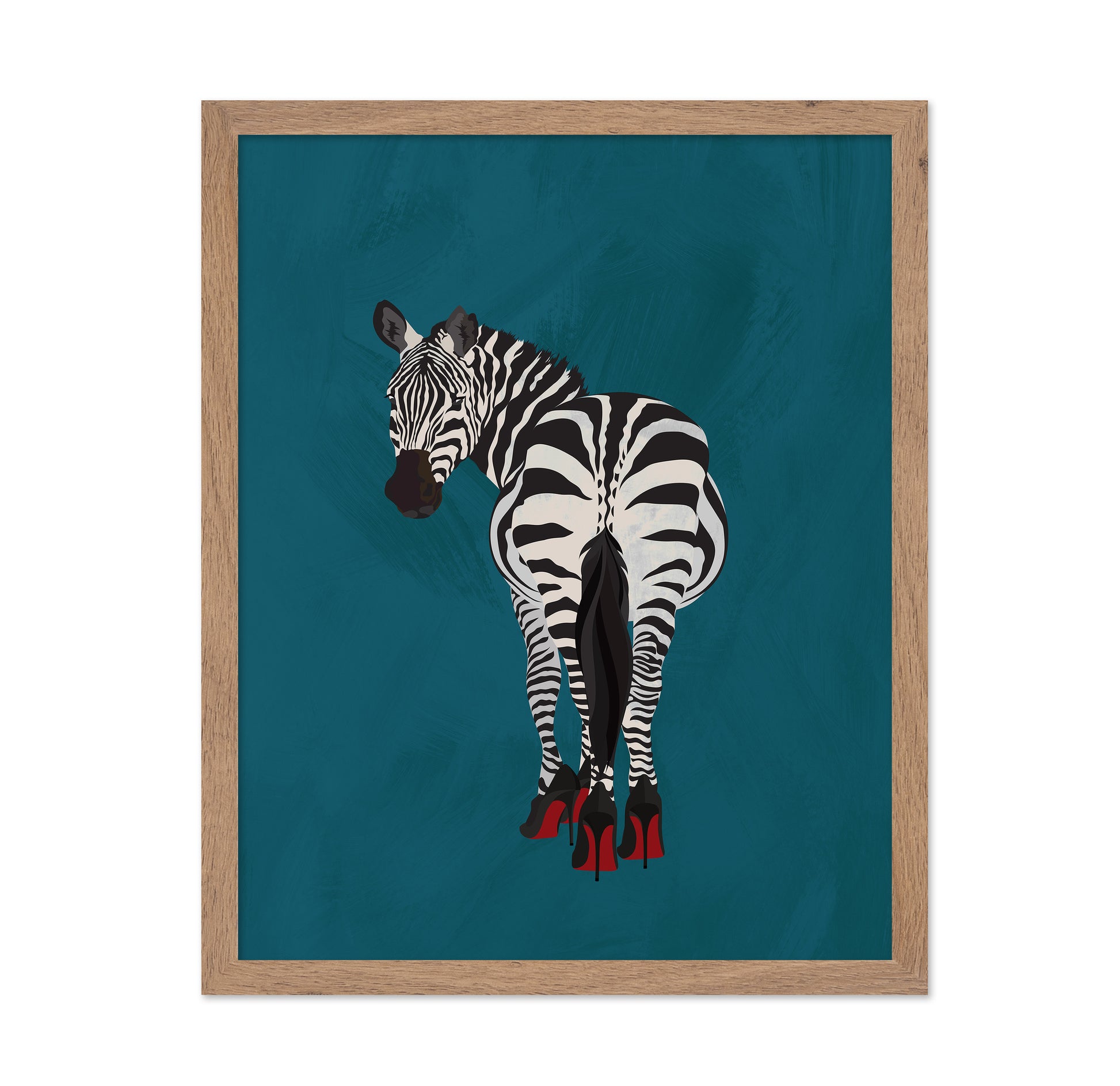 Zebra Red Heels