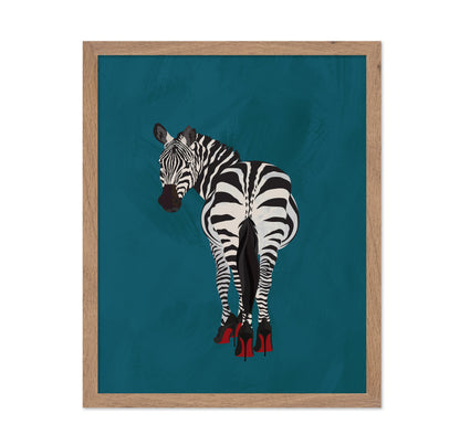 Zebra Red Heels