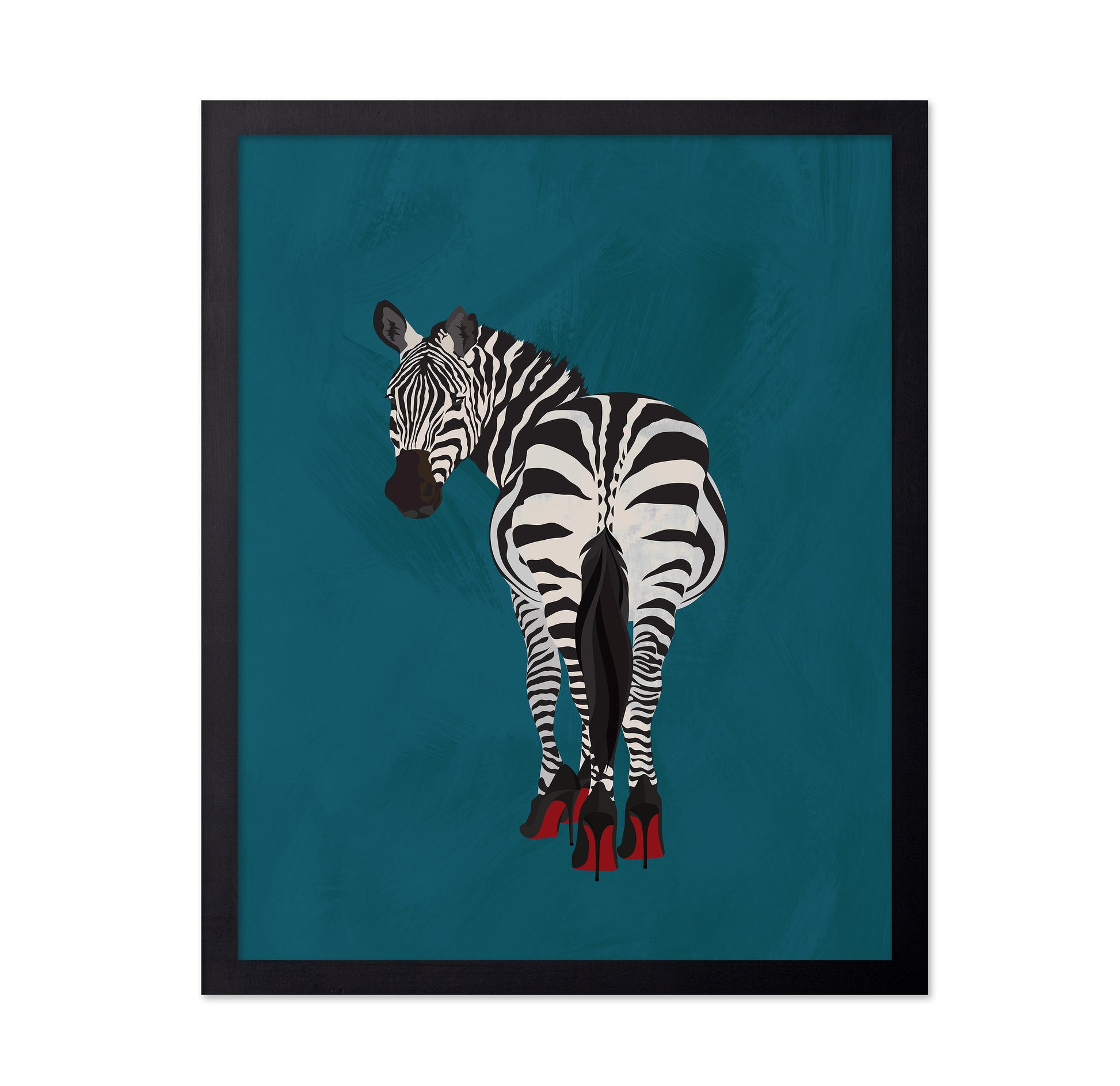 Zebra Red Heels