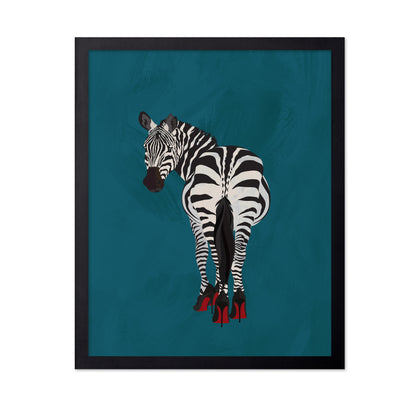 Zebra Red Heels