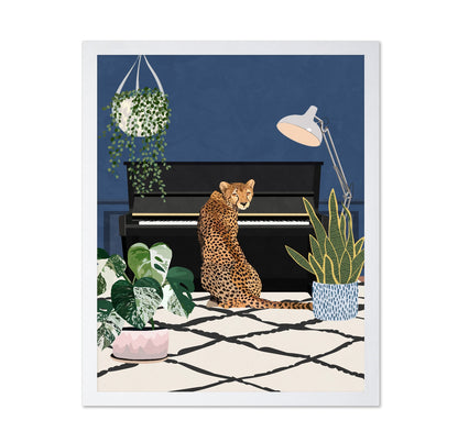 Leopard Piano Room