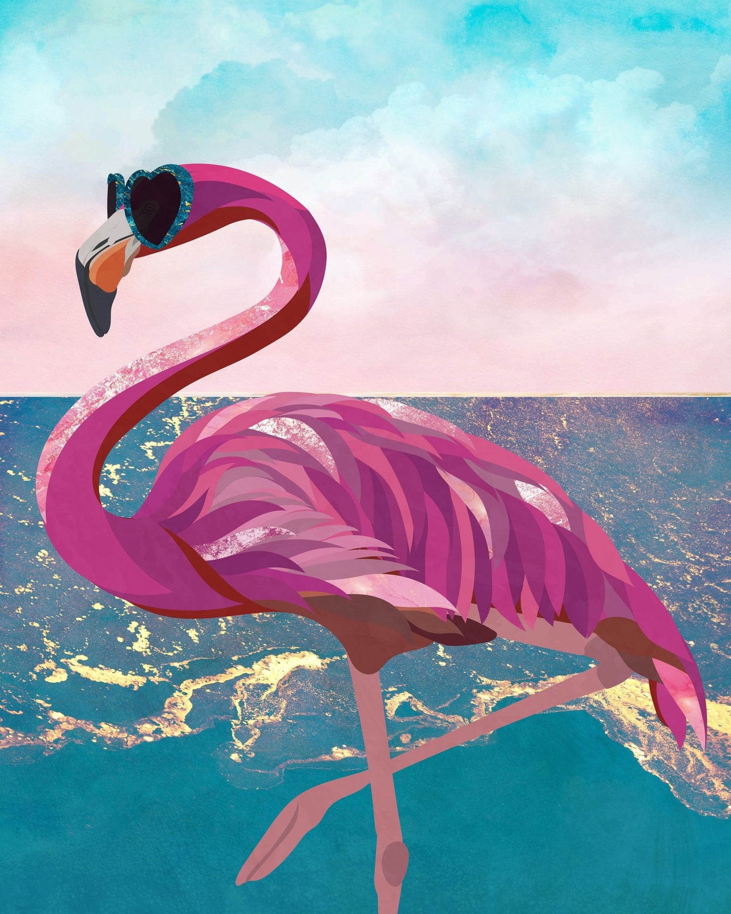 Glam Flamingo