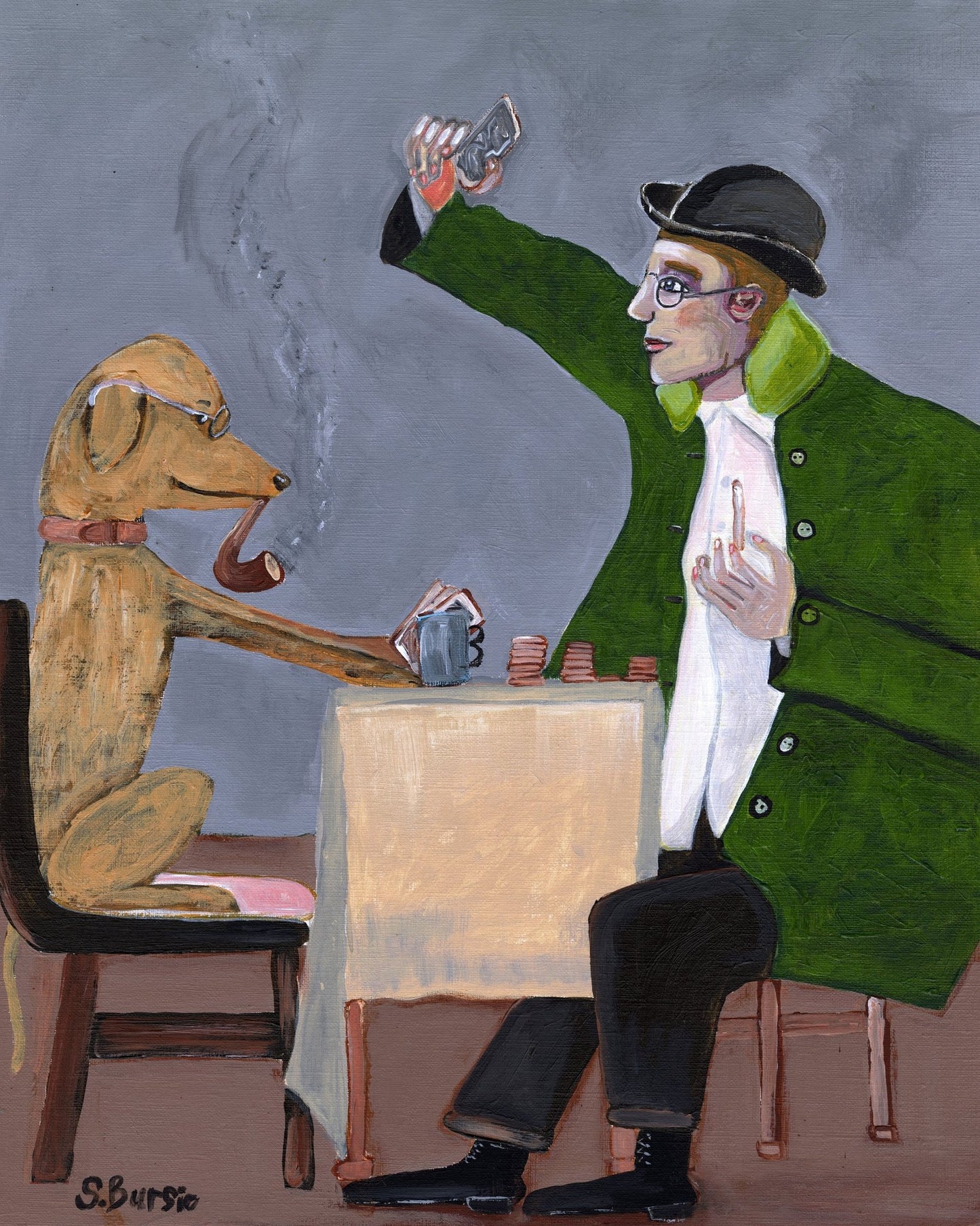 Dog Poker Game
