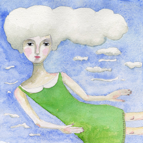 Cloud Hair Girl
