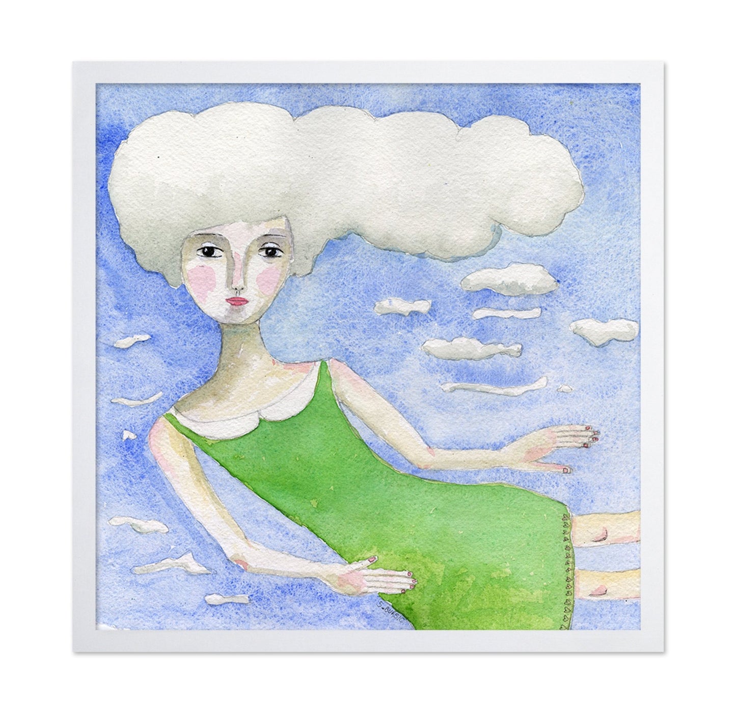 Cloud Hair Girl