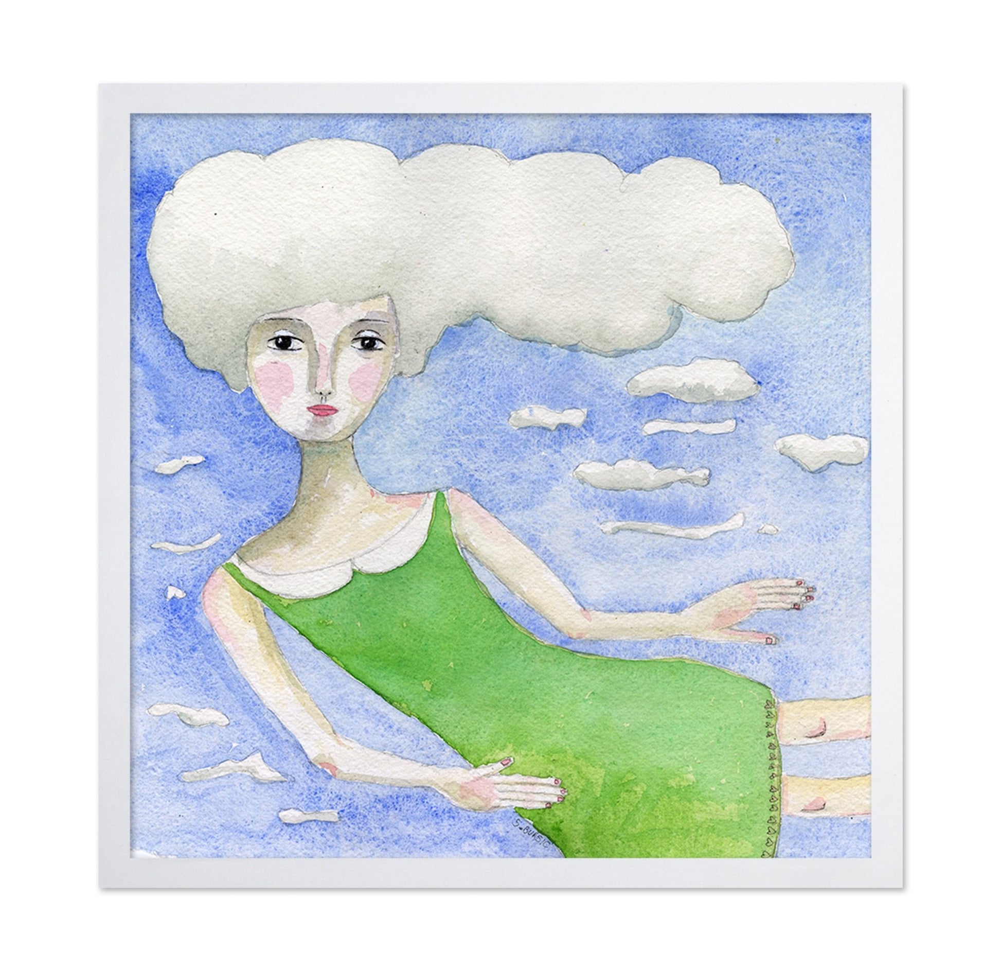 Cloud Hair Girl