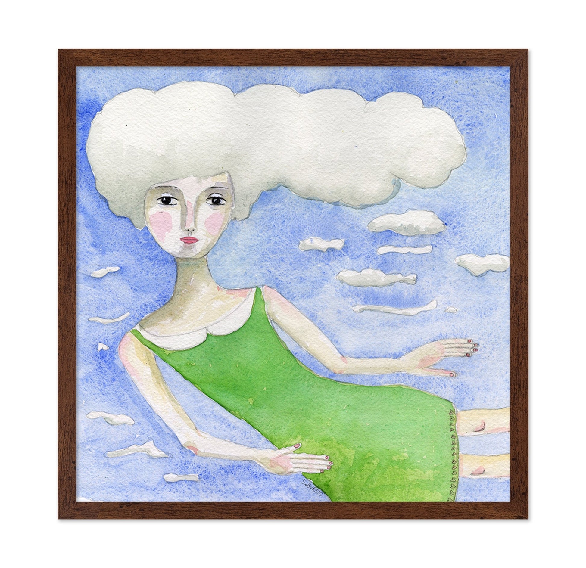 Cloud Hair Girl